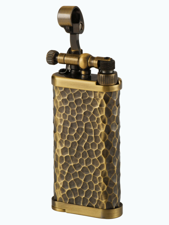 Зажигалка газовая IM CORONA Old Boy Antique Brass/Hammer Tone IC 64-2217