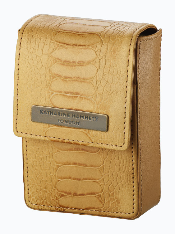 Портсигар Katharine Hamnett KHC3 Ostrich Brown KH KHC3-3002