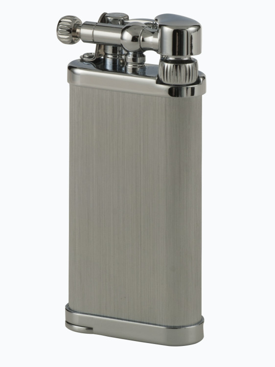 Зажигалка газовая IM CORONA Old Boy Chrome Hairlines IC 64-3115