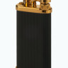 Зажигалка газовая IM CORONA Old Boy Bgold Plated Black Matte E/T IC 64-9211G