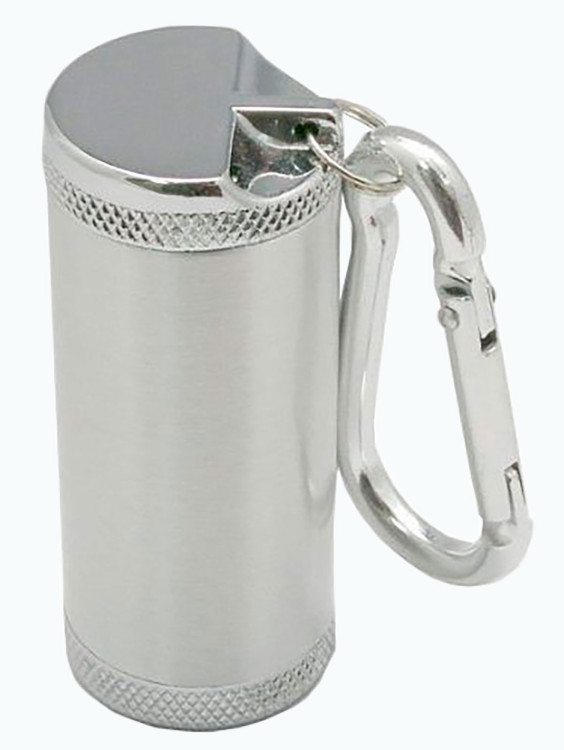 Карманная пепельница Windmill Cylinder в цвете сатинированного серебра, WM 81590042.