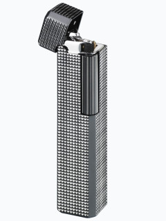 Зажигалка газовая Sarome PSD36 Grey & 3 Side Lattice Diamond Cut SR PSD36-11