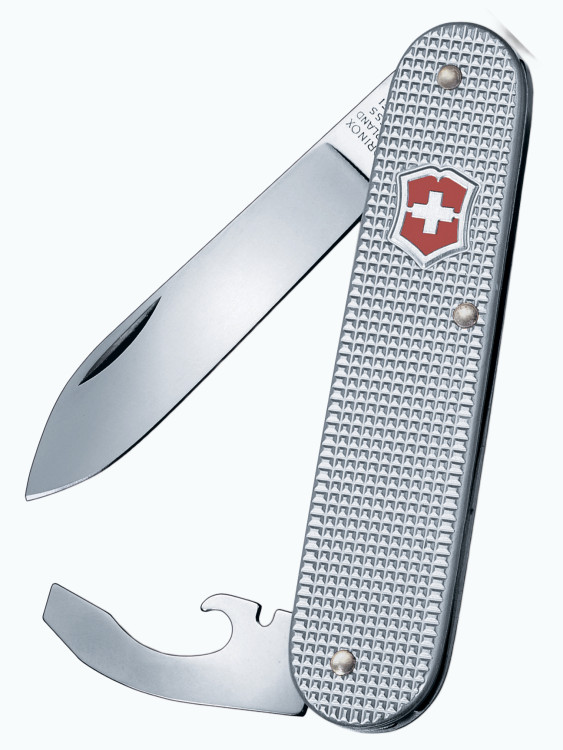 Нож Victorinox Alox Bantam, 0.2300.26, 84 мм, 5 функций, серебристый.