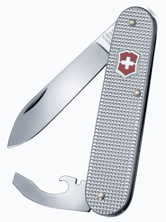 Нож Victorinox Alox Bantam, 0.2300.26, 84 мм, 5 функций, серебристый.