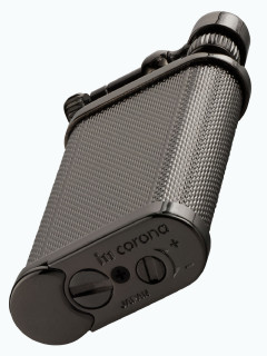 Зажигалка газовая IM CORONA Old Boy Gunmetal E/T Barley IC 64-8211