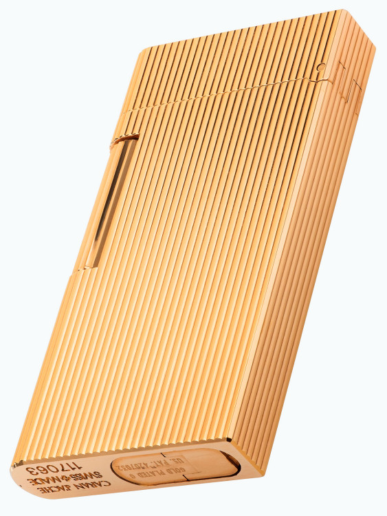 Зажигалка газовая Caran d'Ache Limited High Line Gold-Plated CR 5802-482