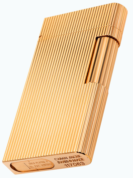 Зажигалка газовая CARAN D'ACHE Limited High Line gold-plated CR 5802-482