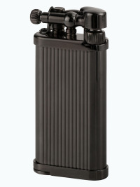 Зажигалка газовая IM CORONA Old Boy Gunmetal Engraved Stripes IC 64-8306