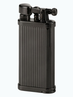 Зажигалка газовая IM CORONA Old Boy Gunmetal Engraved Stripes IC 64-8306