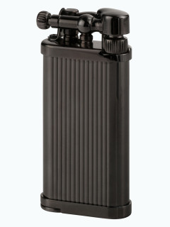 Зажигалка газовая IM CORONA Old Boy Gunmetal Engraved Stripes IC 64-8306