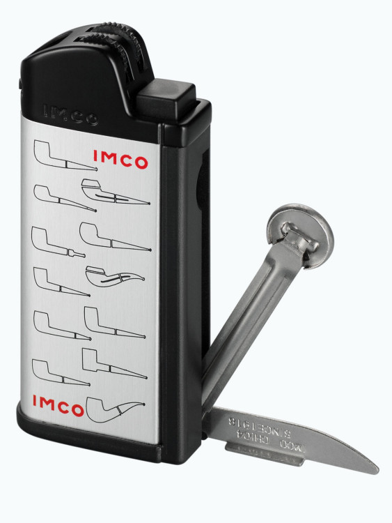 Зажигалка газовая Imco CHIC 4 Pipe Silver IM 33-61351
