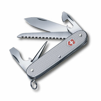 Нож Victorinox Pioneer Alox, 0.8241.26, 93 мм, 9 функций, серебристый.
