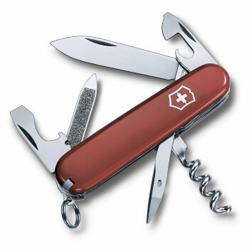 Нож Victorinox Sportsman red, VC 0.3803, 84 мм, 13 функций, красный.