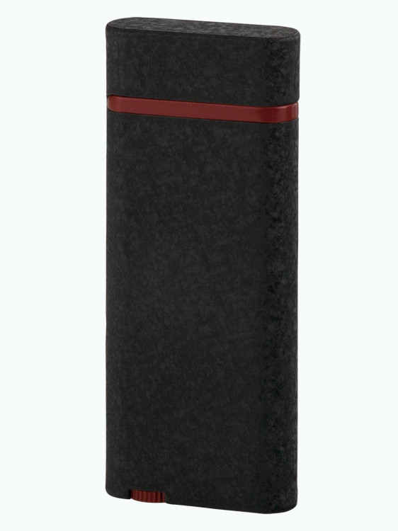 Зажигалка газовая IM CORONA Flambeau Matte Black/Red Acccent IC 86-9216