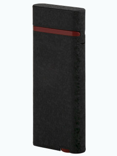 Зажигалка газовая IM CORONA Flambeau Matte Black/Red Acccent IC 86-9216
