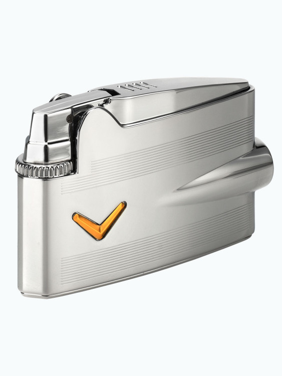 Зажигалка газовая Ronson Mini Varaflame Chrome V Engine-Turn RN R31-1012
