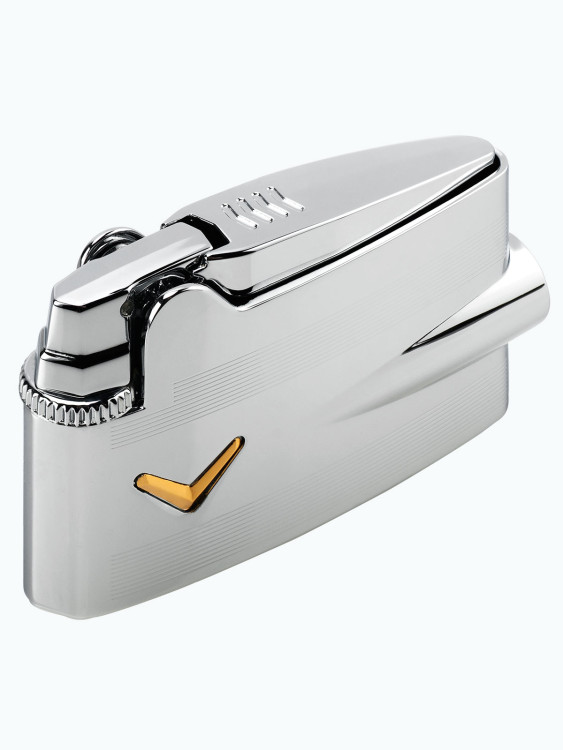 Зажигалка газовая Ronson Mini Varaflame Chrome V Engine-Turn RN R31-1012