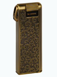 Зажигалка газовая IM CORONA Pipe Master Antique Brass Etched Arabesque Pattern IC 33-2525