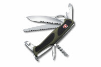 Нож Victorinox RangerGrip 179, 0.9563.MWC4, 130 мм, 12 функций, зеленый.