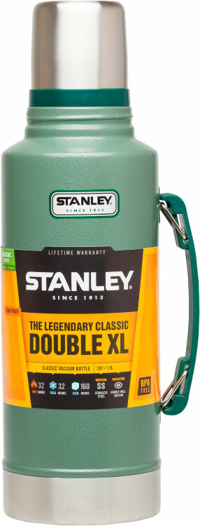 Термос Stanley Classic Vac Bottle Hertiage (10-01032-037), 1,3 л, зеленый.