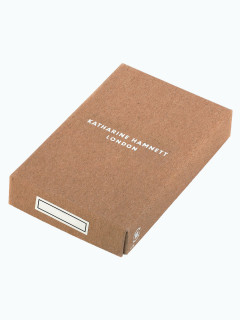 Зажигалка газовая Katharine Hamnett KH3E Black Nickel Shiny Silver Long Kh Logo KH KH3E-3006