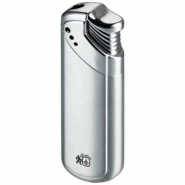 Зажигалка газовая Colibri Mystique Satin Silver & Polished Silver