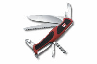 Нож Victorinox RangerGrip 55, 0.9563.C, 130 мм, 12 функций, красный.