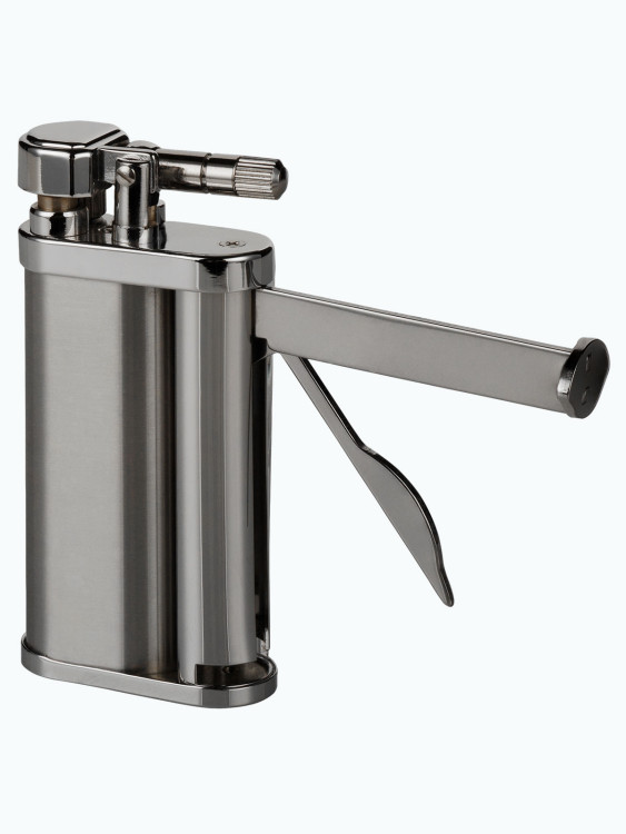 Зажигалка газовая Tsubota Pearl Eddie Pipe Pearl Eddie Pipe Frame Silver Satin TSU 2-09926-61