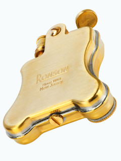 Зажигалка бензиновая Ronson Banjo Brass Satin RN R01-1031