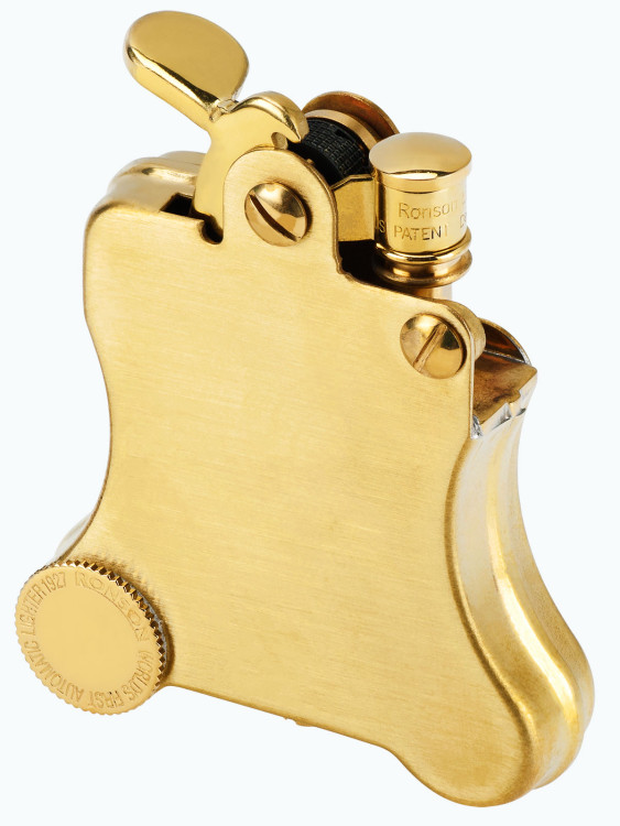 Зажигалка бензиновая Ronson Banjo Brass Satin RN R01-1031