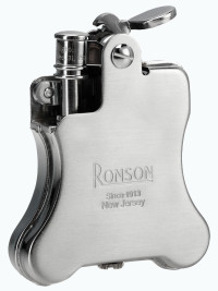 Зажигалка бензиновая Ronson Banjo Chrome Satin RN R01-1030