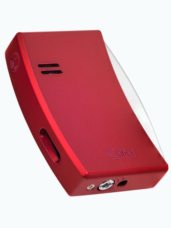 Зажигалка газовая COLIBRI Eclipse Murcury Red Anodized CB LI300D005