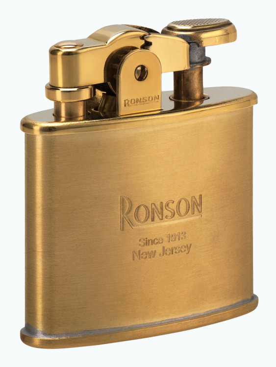Зажигалка бензиновая Ronson Standart Brass Satin RN R02-1031