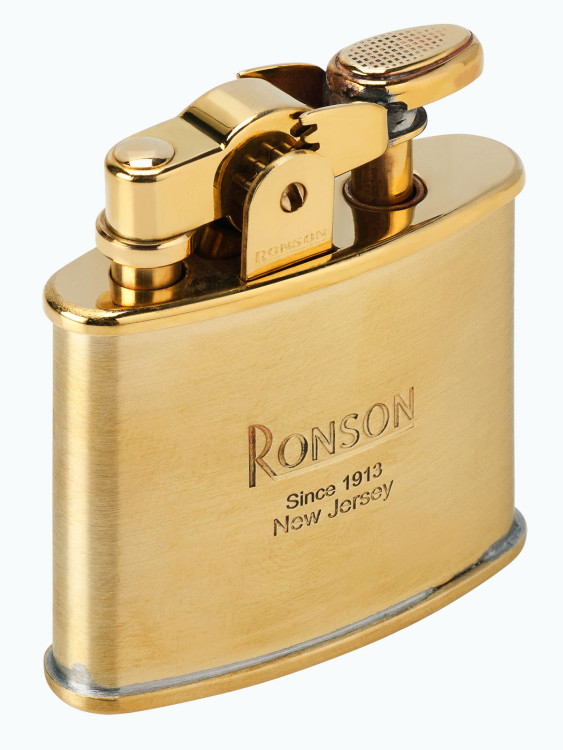 Зажигалка бензиновая Ronson Standart Brass Satin RN R02-1031