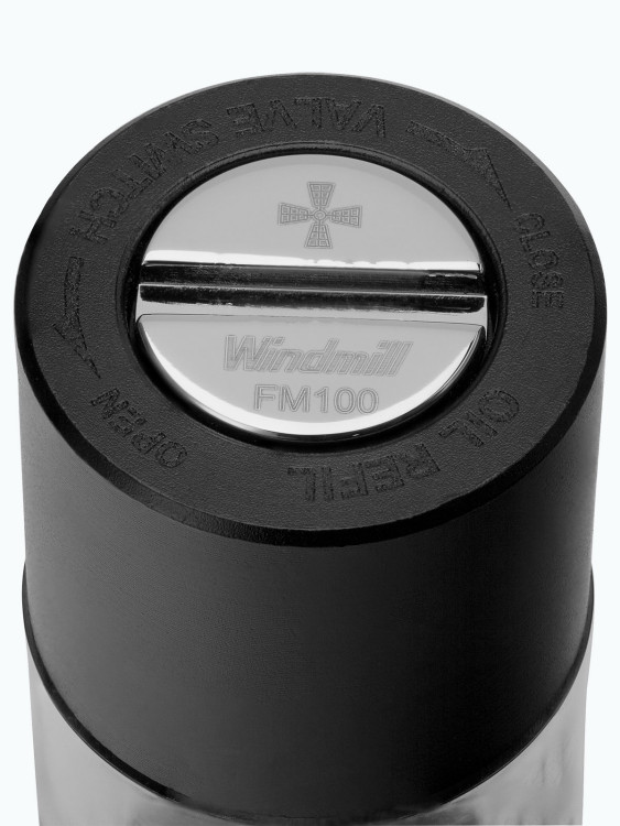 Зажигалка бензиновая Windmill Field Max Oil Alumium Black WM WFM-2001
