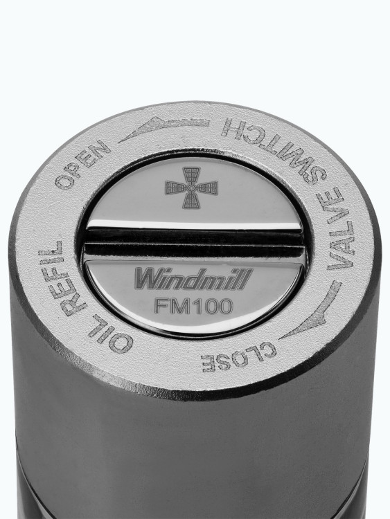 Зажигалка бензиновая Windmill Field Max Oil Alumium Gray WM WFM-2002