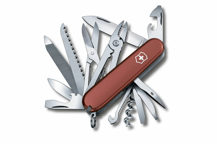 Нож Victorinox Handyman красынй, 1.3773, 91 мм, 24 функций, красный.