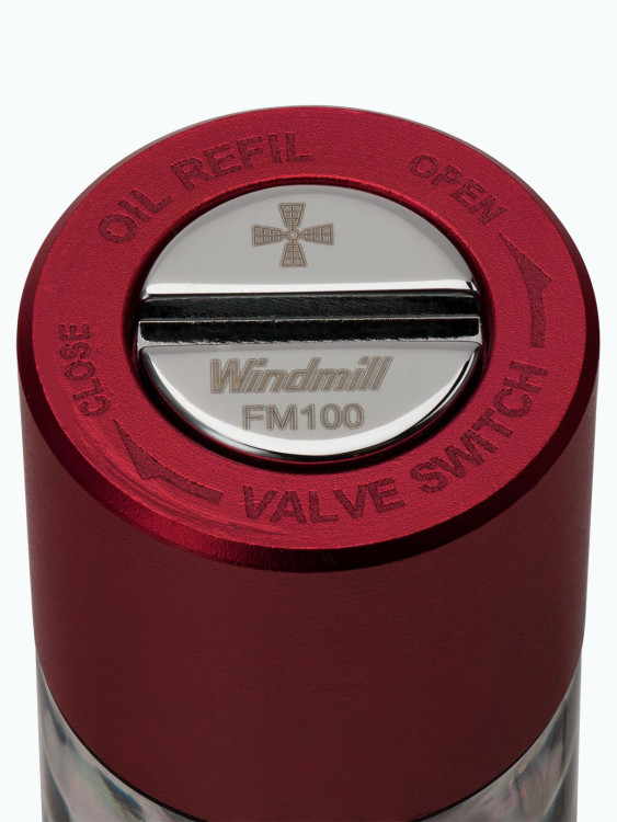 Зажигалка бензиновая Windmill Field Max Oil Alumium Red WM WFM-2003