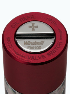 Зажигалка бензиновая Windmill Field Max Oil Alumium Red WM WFM-2003