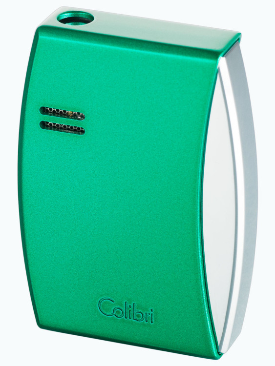 Зажигалка газовая Colibri Eclipse Venus Green Anodized CB LI300D008