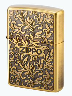 Зажигалка бензиновая Zippo Z63 Brass Arabesque ZI 63480298
