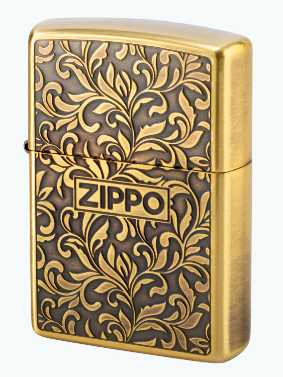 Зажигалка бензиновая Zippo Z63 Brass Arabesque ZI 63480298