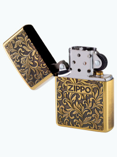 Зажигалка бензиновая Zippo Z63 Brass Arabesque ZI 63480298