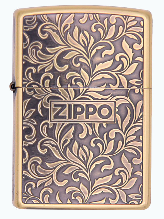 Зажигалка бензиновая Zippo Z63 Brass Arabesque ZI 63480298