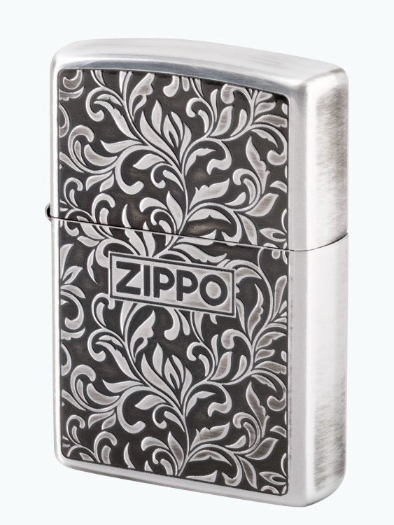 Зажигалка бензиновая Zippo Z63 Silver Arabesque ZI 63480198