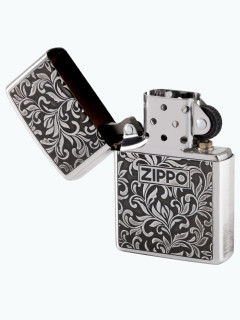 Зажигалка бензиновая Zippo Z63 Silver Arabesque ZI 63480198