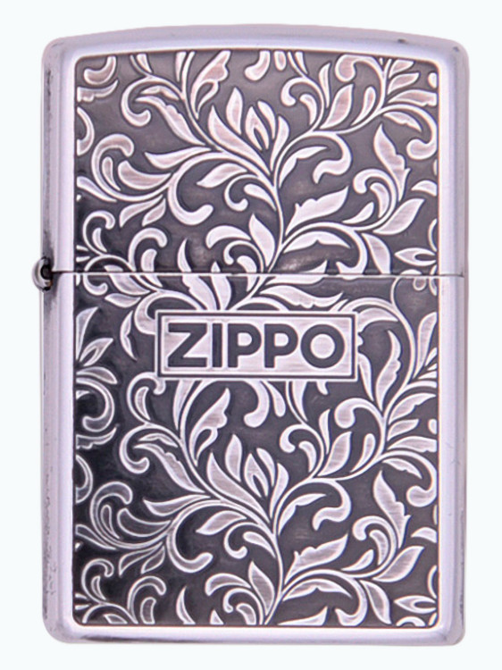 Зажигалка бензиновая Zippo Z63 Silver Arabesque ZI 63480198