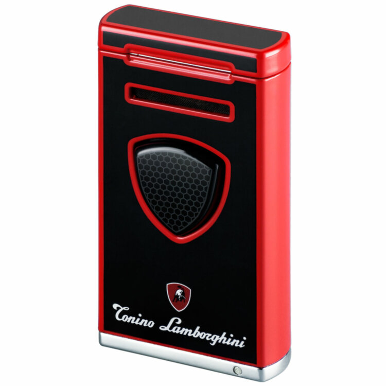 Зажигалка газовая Tonino Lamborghini Pergusa (MFH-307) Black with Red