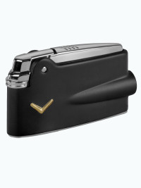 Зажигалка газовая Ronson Premier Varaflame Black Matte With V Mark RN RPV-3010