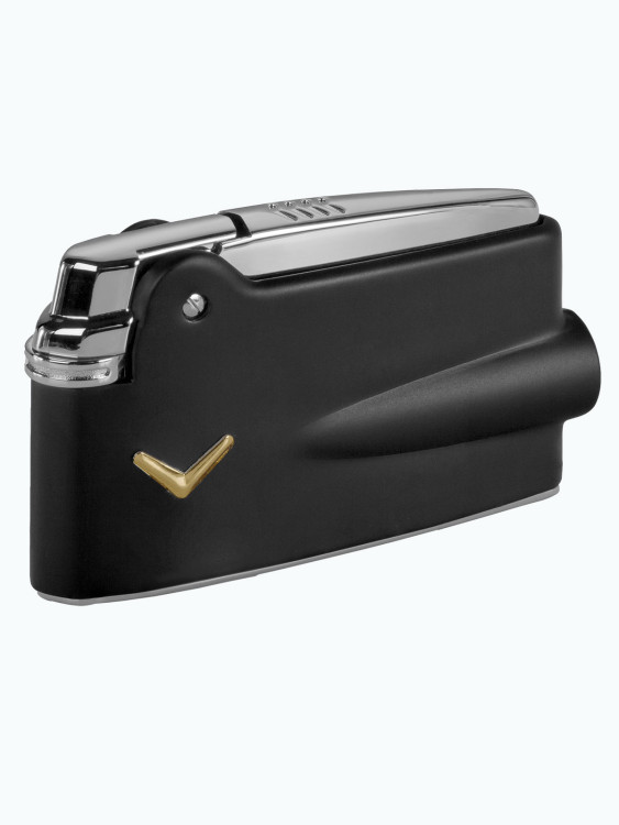 Зажигалка газовая Ronson Premier Varaflame Black Matte With V Mark RN RPV-3010